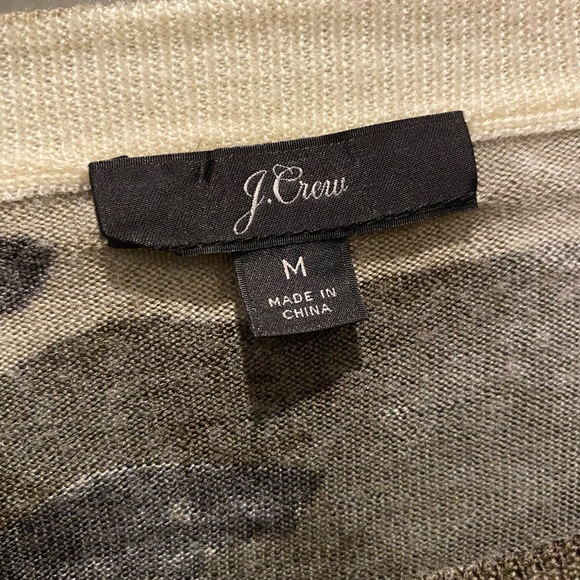 J CREW CAMO SWEATER - Picture 2 of 3